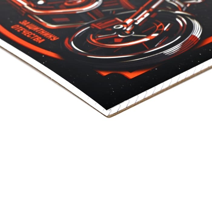 Блокнот А5, 40 л. на гребне в клетку «23 февраля. Защитнику отечества»