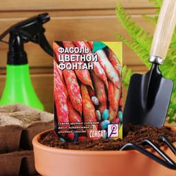 Семена Фасоль «Цветной фонтан», 3 г