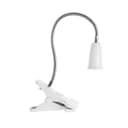 Патрон на гибкой ножке под лампу, E27, 30 см, с выключателем, 220 В, белый