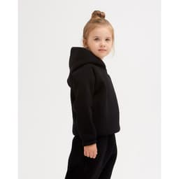 Худи детское MINAKU: Basic Line KIDS, чёрное, рост 110 см