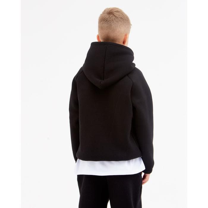 Худи детское MINAKU: Basic Line KIDS, чёрное, рост 110 см
