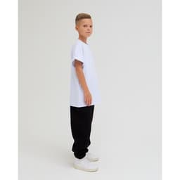 Брюки детские с начёсом MINAKU: Basic Line KIDS, чёрные, рост 116 см