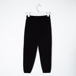 Брюки детские с начёсом MINAKU: Basic Line KIDS, чёрные, рост 122 см