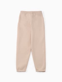 Брюки детские с начёсом MINAKU: Basic Line KIDS, бежевые, рост 104 см