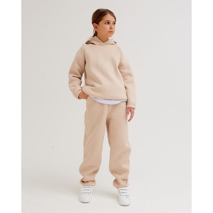 Брюки детские MINAKU: Basic Line KIDS, цвет бежевый, рост 122