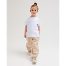 Брюки детские MINAKU: Basic Line KIDS, цвет бежевый, рост 122