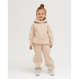 Брюки детские MINAKU: Basic Line KIDS, цвет бежевый, рост 122