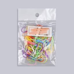 Силиконовые резинки для волос, набор, d=2 см, 50 шт., разноцветные