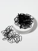 Силиконовые резинки для волос, набор - 680 (± 30) шт., d=2 см, 50 г, чёрная