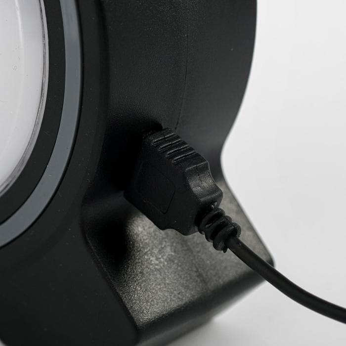 Фонарь ручной аккумуляторный «Мастер К», солнечная батарея, USB, 17×13 см