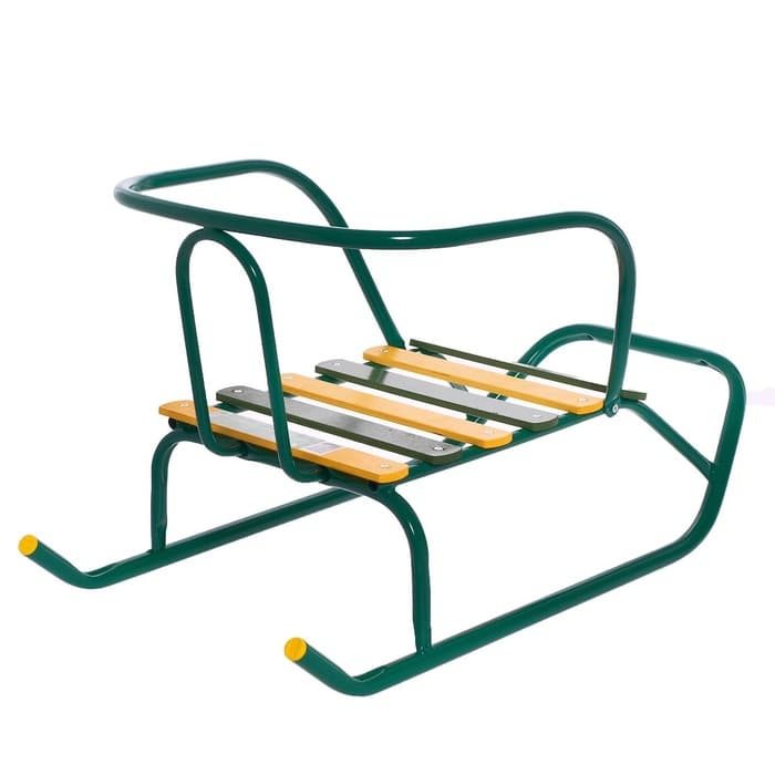 Санки детские «Ветерок 5» цвет: зеленый