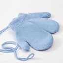 Варежки детские двухслойные MINAKU «Однотонные», голубые, размер 14 (4-5 лет)