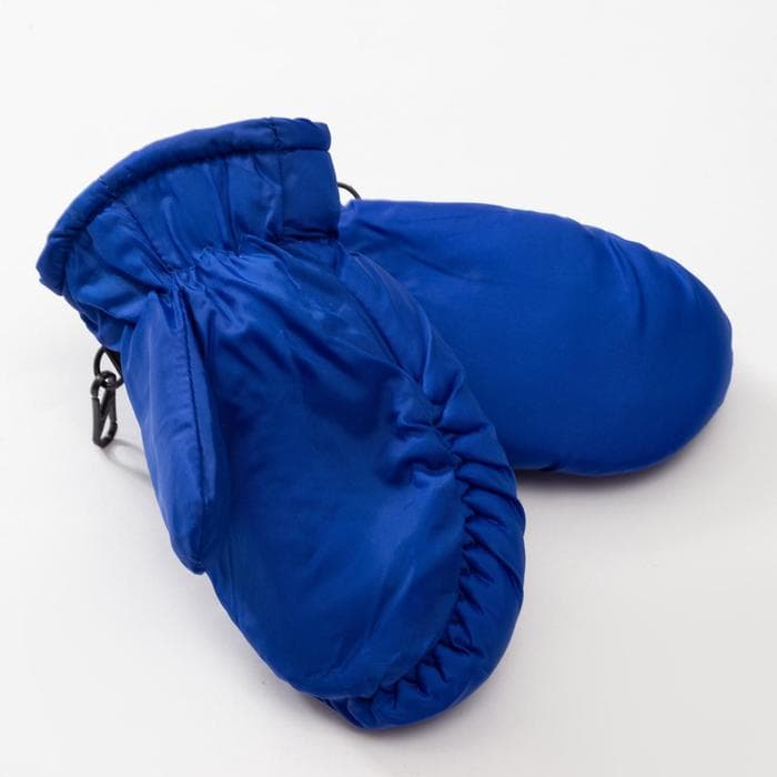 Варежки зимние детские MINAKU, синие, размер 15