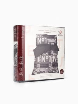 Постельное бельё евро «Этель» Super man, бязь