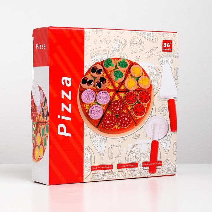 Игровой набор «Пицца» 21.5×21.5×5.2 см