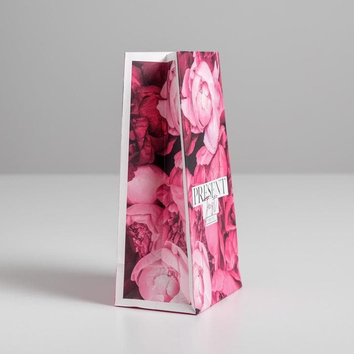 Пакет подарочный без ручек «For you», 10×19.5×7 см