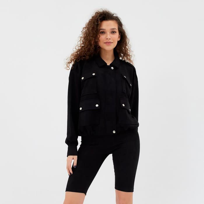 Велосипедки женские MINAKU, чёрные, размер 42