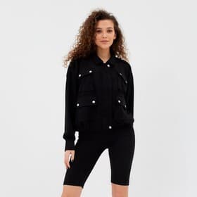 Велосипедки женские MINAKU, чёрные, размер 48