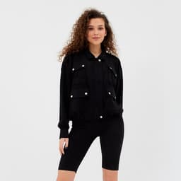 Велосипедки женские MINAKU, чёрные, размер 48