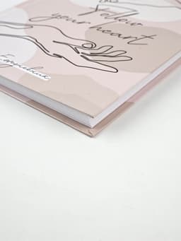 Ежедневник А5, 80 листов в твердой обложке Follout your heart