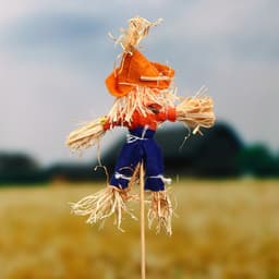 Огородное пугало «Тыква», 16 см, h=50 см, МИКС, Greengo