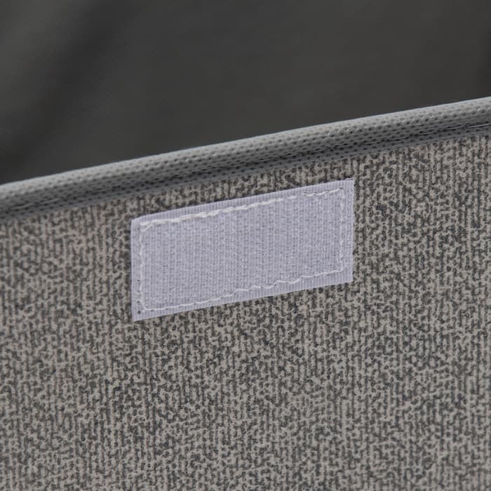 Короб стеллажный для хранения с крышкой «Ронда», 38×24×24 см, серый