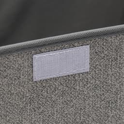 Короб стеллажный для хранения с крышкой «Ронда», 38×24×24 см, серый