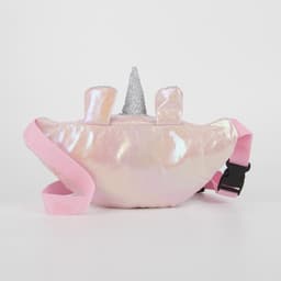 Сумка детская для девочки поясная Magic unicorn, на молнии, розовая