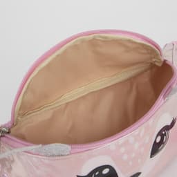 Сумка детская для девочки поясная «Оленёнок», на молнии, розовая