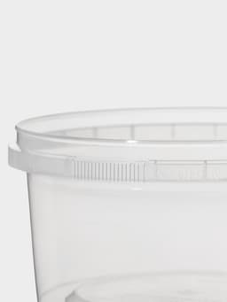 Банка под пресервы одноразовая, 485 мл, d=12 см, пластик, прозрачная