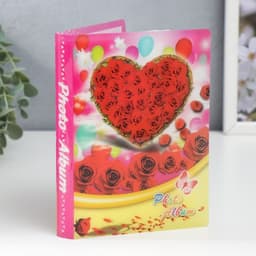 Фотоальбом на 36 фото 10×15 см «Розы», 16.5×12×2 см, МИКС