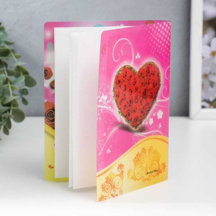 Фотоальбом на 36 фото 10×15 см «Розы», 16.5×12×2 см, МИКС