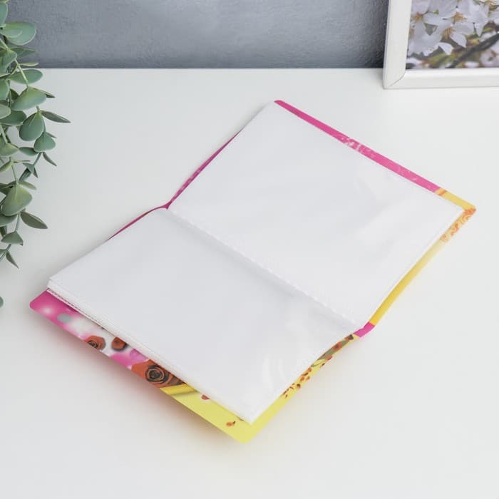 Фотоальбом на 36 фото 10×15 см «Розы», 16.5×12×2 см, МИКС