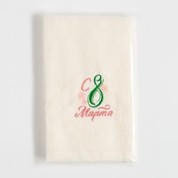 Полотенце махровое «Этель. С 8 Марта», 35×50 см, хлопок 100%, бежевое