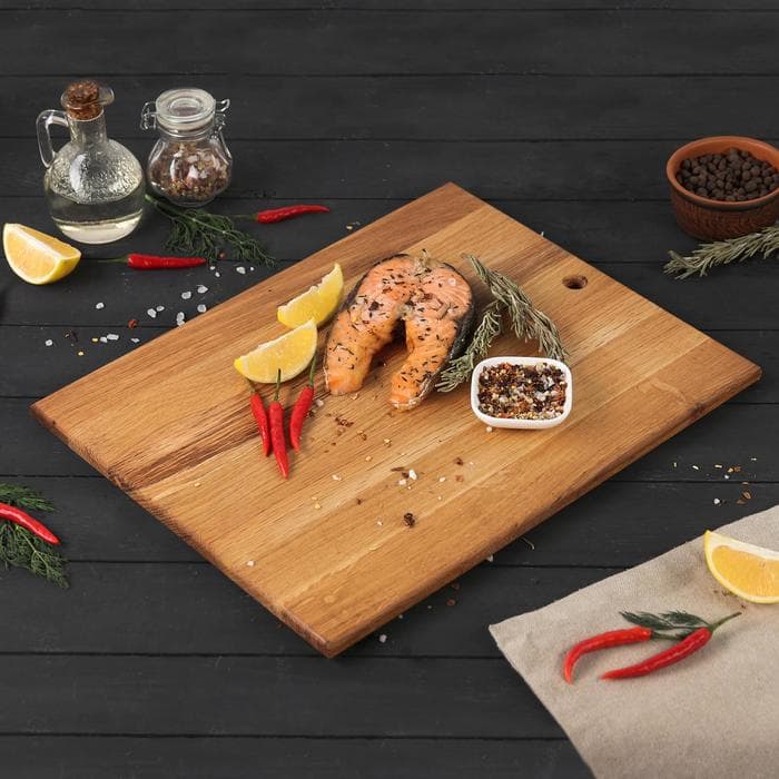 Доска разделочная Magistro, 40×30×1.2 см, дерево дуб