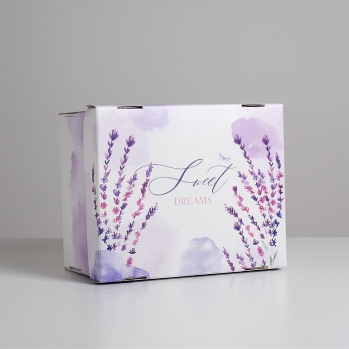 Коробка подарочная складная, упаковка, «Лаванда», 31×25.5×16 см
