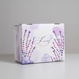 Коробка подарочная складная, упаковка, «Лаванда», 31×25.5×16 см