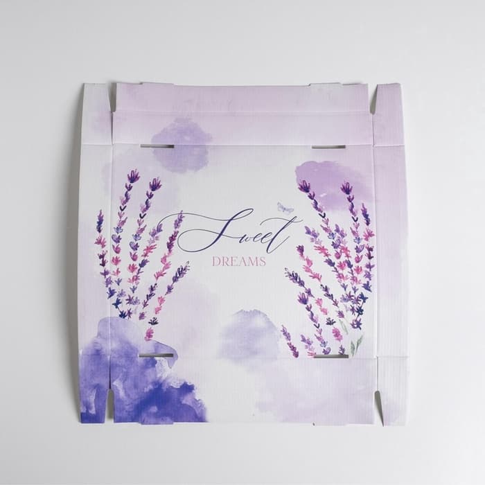 Коробка подарочная складная, упаковка, «Лаванда», 31×25.5×16 см