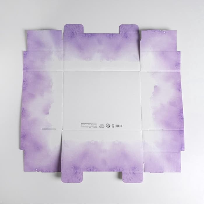 Коробка подарочная складная, упаковка, «Лаванда», 31×25.5×16 см