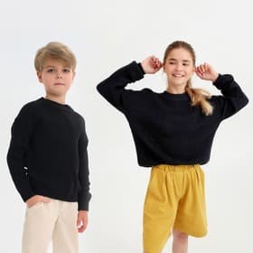 Джемпер детский MINAKU: Casual Collection KIDS, чёрный, рост 104 см