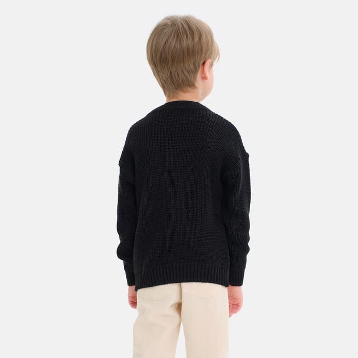 Джемпер детский MINAKU: Casual Collection KIDS, чёрный, рост 104 см
