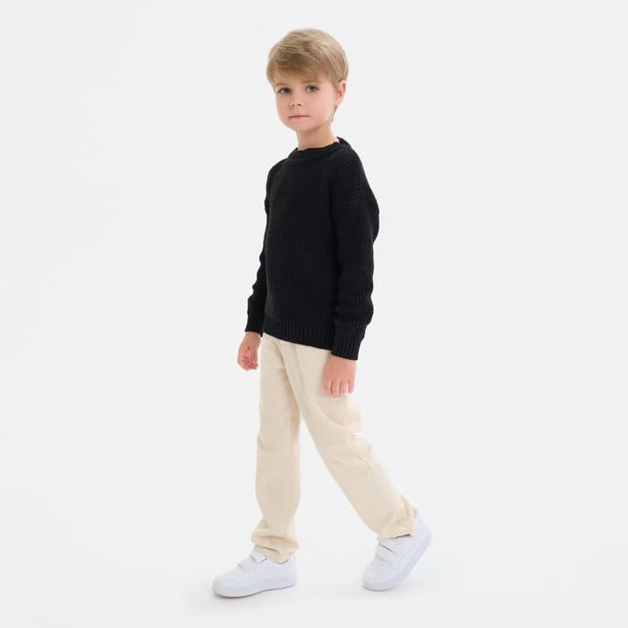 Джемпер детский MINAKU: Casual Collection KIDS, чёрный, рост 104 см
