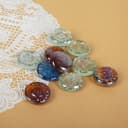 Декор стекло «Солнышко», 250 г, 10 шт., d=3 см, МИКС