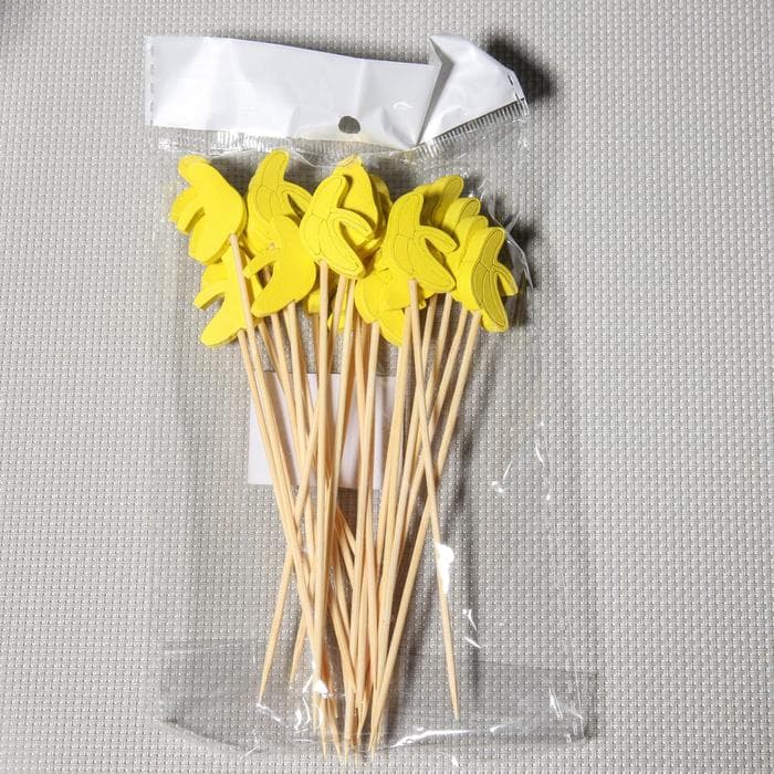 Шпажки «Мадагаскарский банан», 12 см, набор 25 шт.