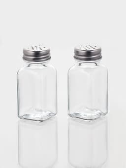 Набор для специй Доляна «Стандарт», 2 предмета: солонка, перечница 100 мл, стекло