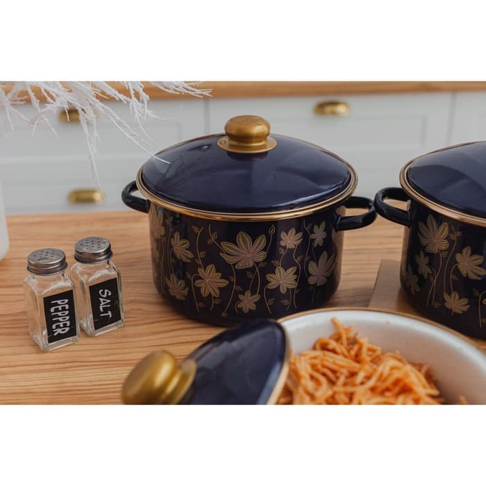 Набор для специй Доляна «Стиль», 2 предмета: солонка 50 мл, перечница 50 мл, h=7 см, стекло