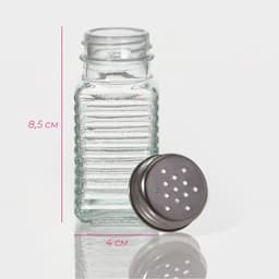 Набор для специй Доляна «Кафе», 2 предмета: солонка, перечница 100 мл, стекло