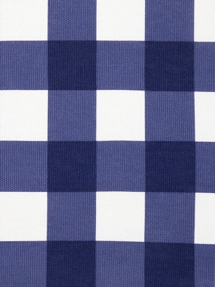 Фартук кухонный мужской «Доляна» Best man, в клетку, 70×60 см, хлопок 100%, рогожка 160 г/м², синий