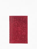Обложка для паспорта «Орнамент», с тиснением, красная
