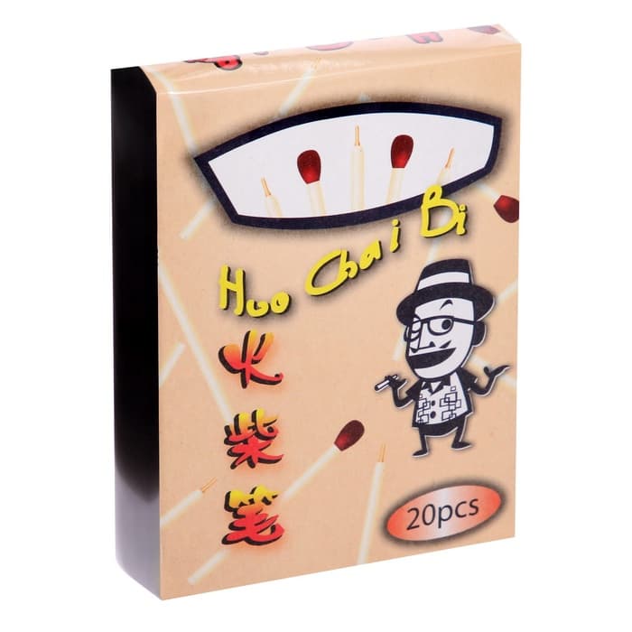 Ручка-прикол «Спички», синий стержень, шариковая